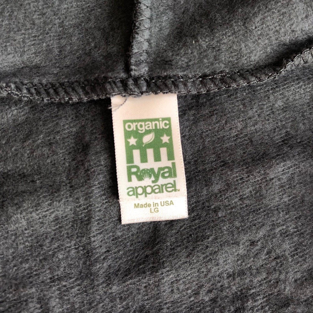Royal Apparel Organic Men’s Zip Hoodie, grey - Picture 5 of 8